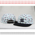 2016 Custom Blank Flat Brim 5 Panel Snapback Cap Hats